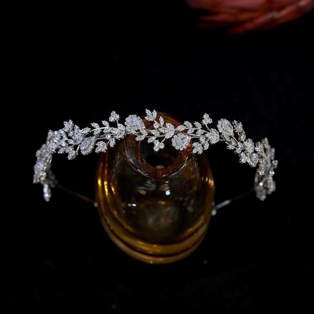 Fashion Vine Leaves Crystal Hair Band Bridal Tiaras Headband for Women Wedding Hair cessories Party Headpiece Bridesmaid Gifts L250928GK13
