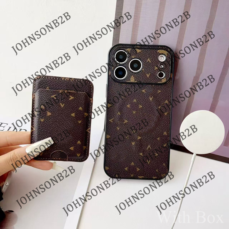 Designer iPhone Phone Case 17 16 Pro Max Luxury MagSafe Leather Card Wallet Magnetic Hi Quality 19 18 17pro 16pro 15pro 15 14pro 14 13pro 13 Promax Plus with Box Fei 928
