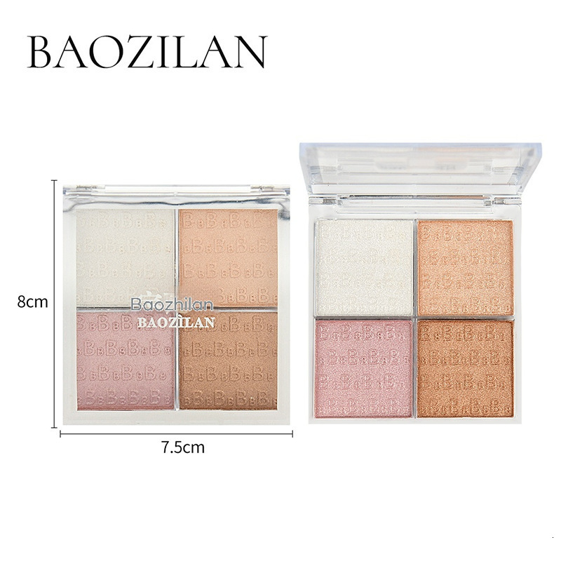 Highlighter Contour Palette Makeup 3D Bronzer Matte Contour Powder Rose Blush Highgloss Palette Cosmetics 240627