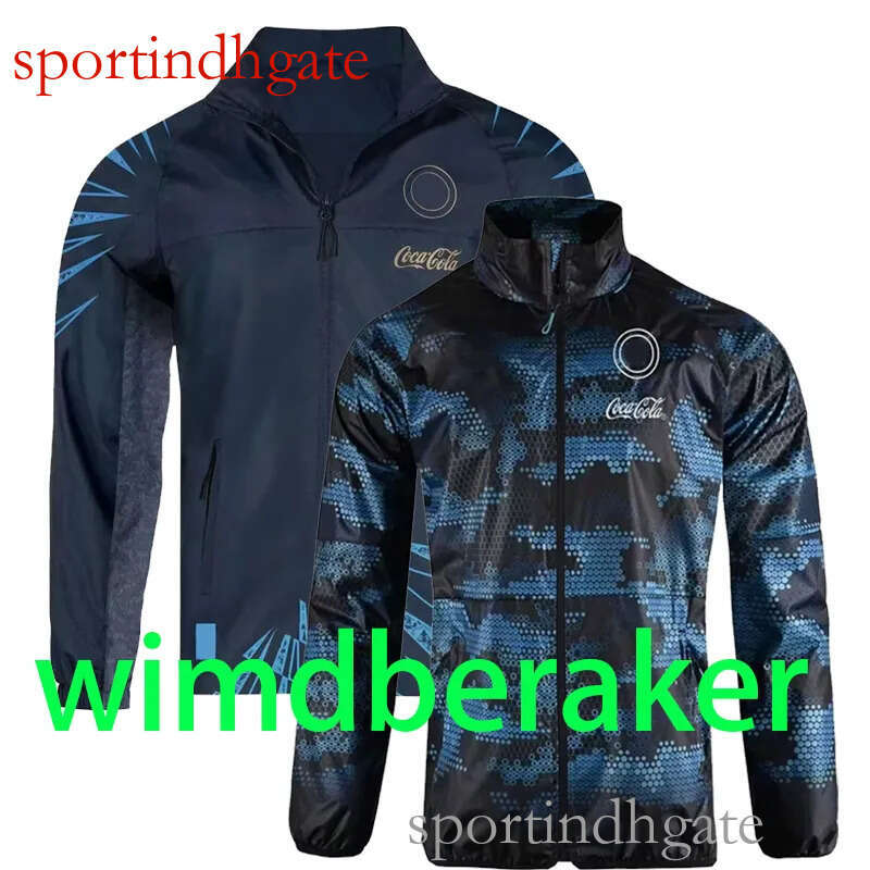 New 2025 2026 Napoli Football tracksuit Pre Match jacket 25 26 SSC Naples jogging long sleeve Strike Drill Soccer training suit Men Futbol wimdberaker