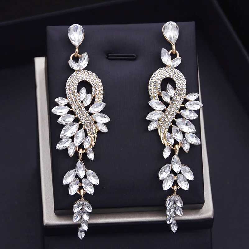 Royal Queen Green Crystal Tiaras Wedding Crown earring Set Bridal Diadem for Princess Wedding headdress Bride Hair Jewelry L2509286BH8