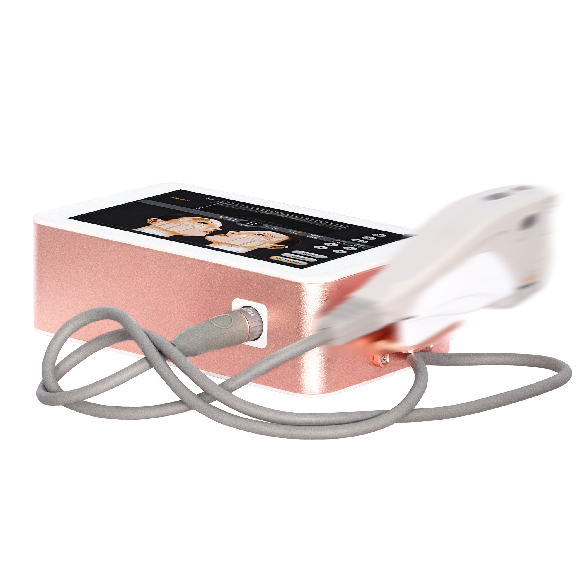 7D HIFU High-Intensity Focused Ultrasound Facial Beauty Device Skin Tightening Anti-Aging Wrinkle Removal Home Salon HIFU Beauty Device CE