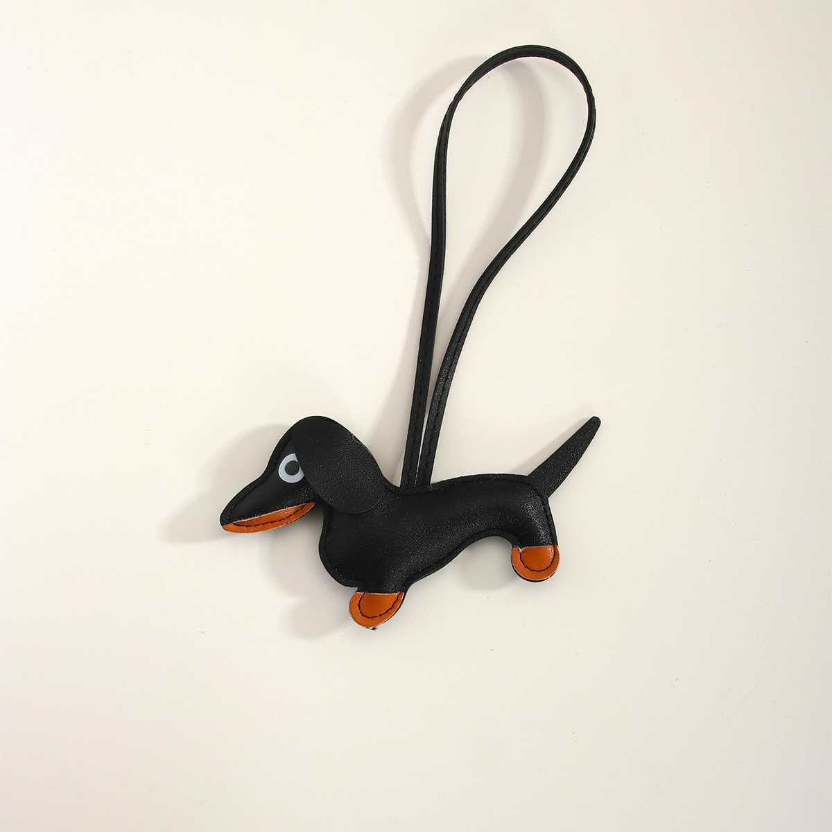 New Dachshund Puppy Pu Leather Bag Pendant Bag Leather Decoration H250928