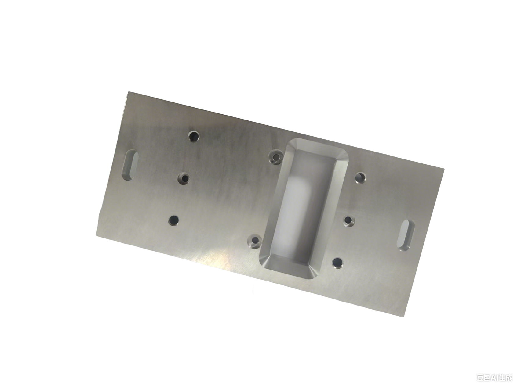 Common Tools Precision - Machined Aluminum Alloy Mechanical Base with Multi - Hole & Grooved Structure for Industrial Equipment H05