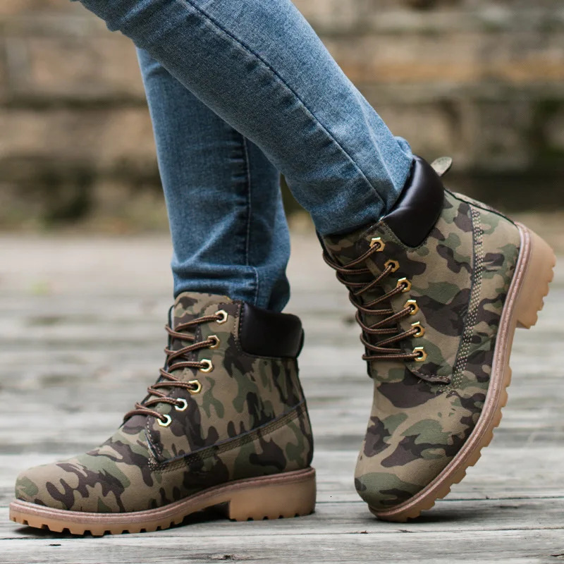 Winter boots men shoes warm plus fur winter snow boots work shoes men pu leather laceup ankle boots men plus size 250929
