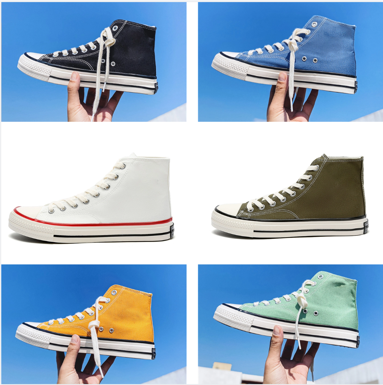Designer shoesfabric shoes for men and women high cut and shiny oil retro Korean version versatile student fabric shoes, trendy shoes for men