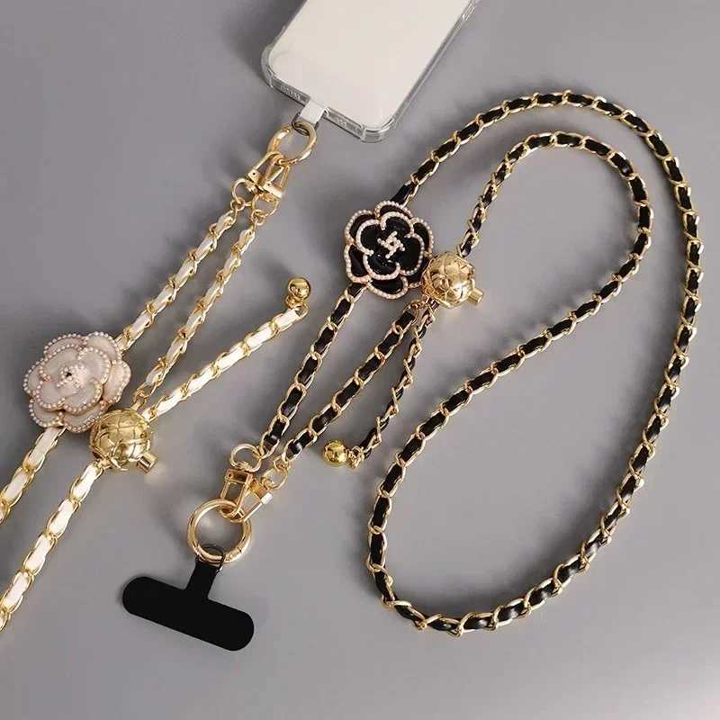 Fashion Phone Lanyard Mobile Phone Lanyard Crossbody Round Ball Telescopic Buckle lia Pickup Chain Neck Bag Metal Chain Mobile Y250929ml