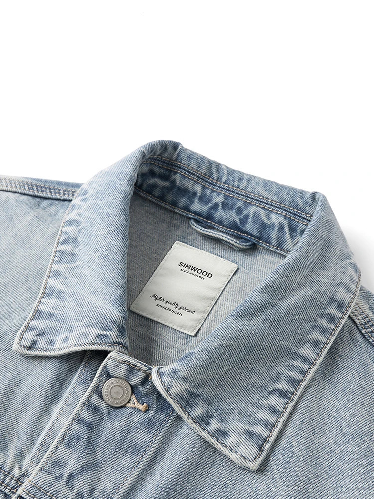 2025 Autumn Oversize 125oz Classical Denim Jackets Men Washed Vintage Casual Jacket 250917Z