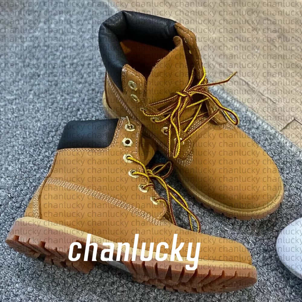 TOP Boot Designer Tims Boots Boots Shoes Mens Boots Waterproof Ankle Classic Martin Shoe Cowboy Boots yellow Black red Pink Hiking Motorcycle Boots Size 35-47