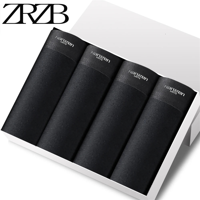 Underpants ZRZB Mens Boxer Sexy Underwear soft Black boxershorts Cotton Male Panties 3D Pouch Shorts Under Wear Pants Short 231025