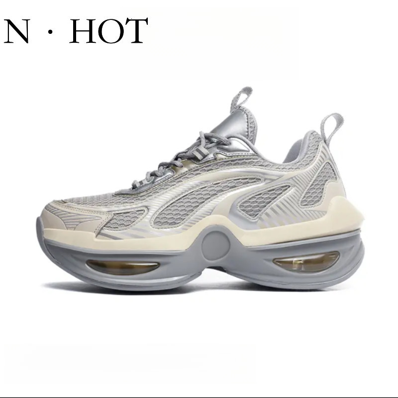 NHOT Designer Men's New Mesh Breathable Sports Running Shoes Retro Luxury Thick Soled Dad Shoes Lightweight Anti Slip Trendy Casual Shoes Board S