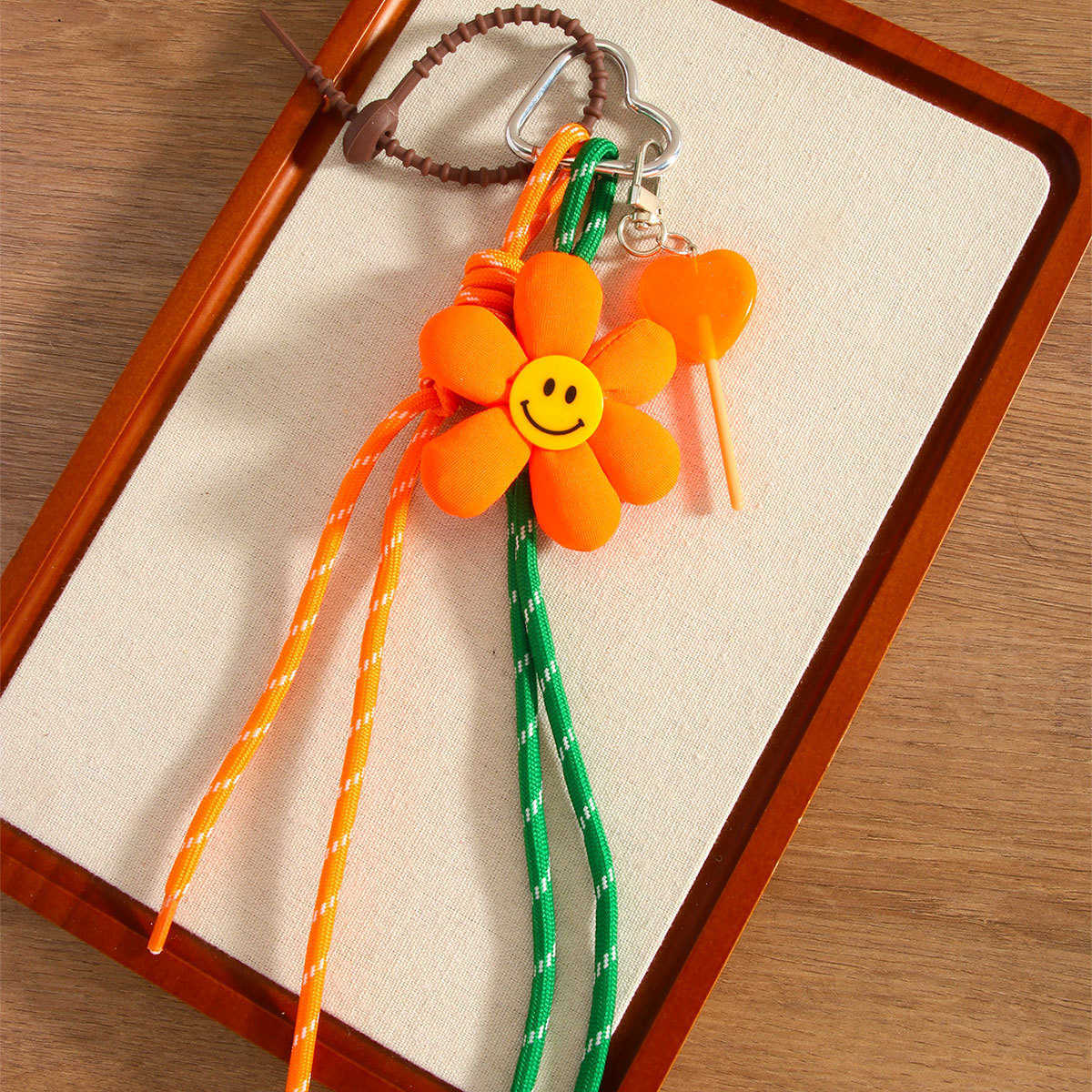 Love Little Daisy Fabric Keychain Pendant Lollipop Bag Feel H250928