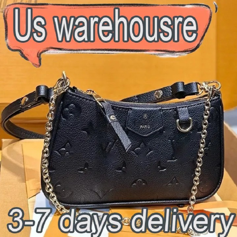 Designer Easy P0uch Bag Luxury Bag Shoulder Bag Wallet Ladies Fashion Bag Crossbody hobo Handbag High Quality Chain Fashion Black Purse Tote Handbag USPS Fast Ship A1