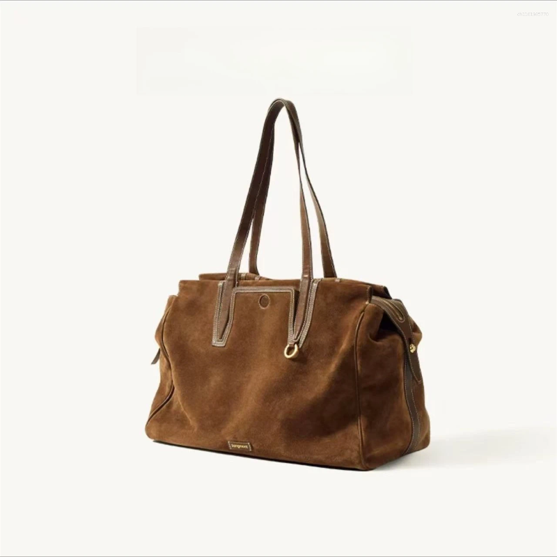 Duffel Bags Briefcase Suede Commuter Single Handle Crossbody Bag