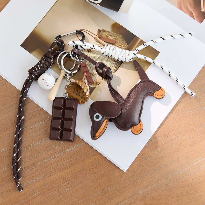 Dachshund Pendant Bag Pendant Couple Bag Pendant Cute Keychain H250928