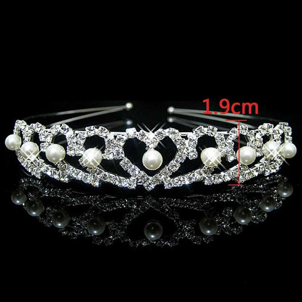 20 Style Kid Cute Princess Tiaras and Crowns Crystal Headband Bridal Crown Wedding Party cessories Girls Fashion Hair Jewelry L2509287ZLM