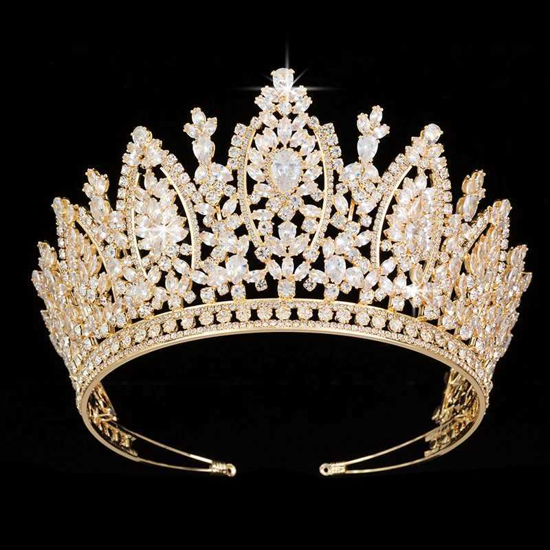 Princess Crown HADIYANA Classic Design Elegant Wedding Bridal Hair Jewelry Tiaras And Crowns Women Zircon BC5069 Corona Princesa L250928KIIV