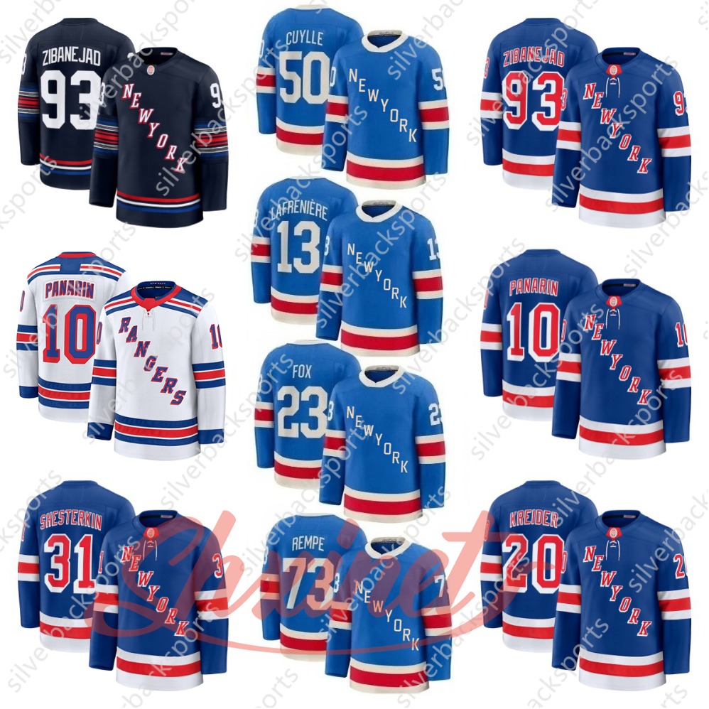 NY 2025-26 Throwback to 1926 for Centennial Hockey Jersey Mika Zibanejads Adam Fox Will Cuylle Matt Rempe Artemi Panarin Miller Ryan Lindgren Shesterkin 11 MESSIER