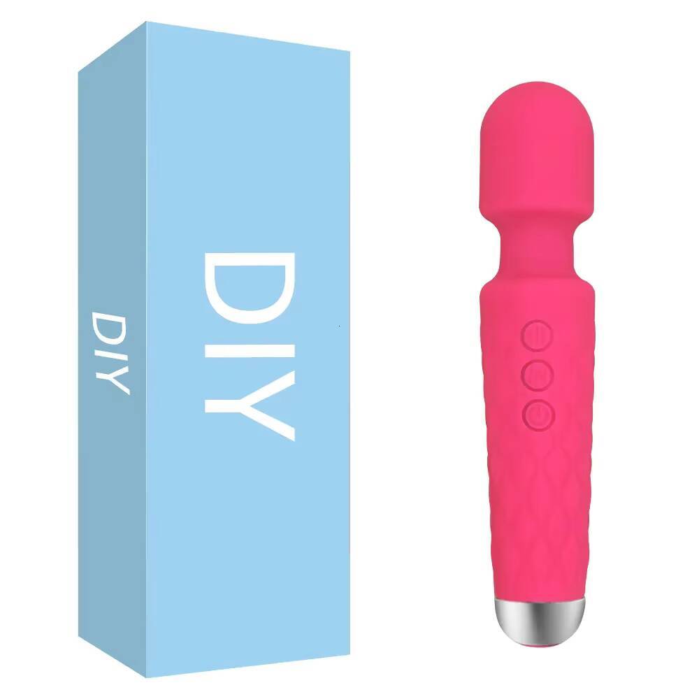 Factory Direct Sales AV for Magic Wand Silicone Sex Toy for Women Wireless Charging Clitoris GSpot Dildo with USB Power Supply
