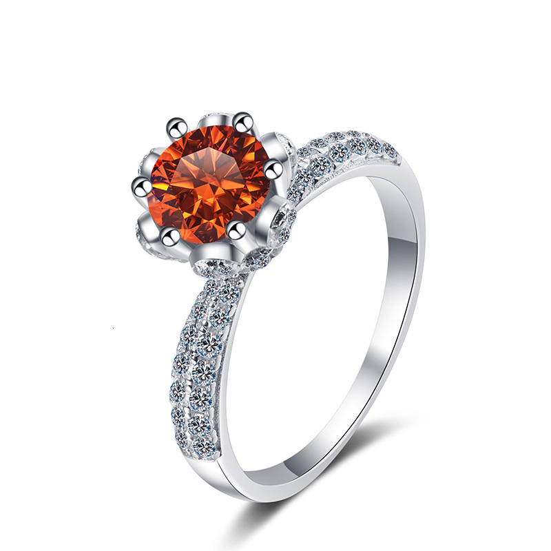 2025 New S925 Sterling Silver Ring for Women men's engagement ring 1 CT Moissanite Ring Hot-Selling Model with box