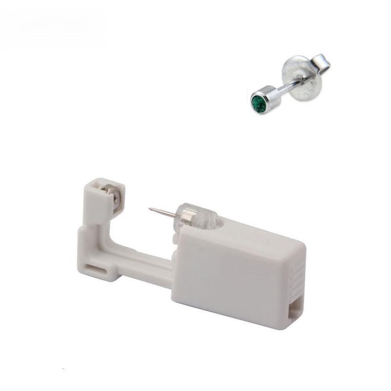 1 Pcs Unisex Drilling Ear Piercing Tragus Cartilage Helix Nose Navel Body Piercings Plastic Earring Jewelry Tools Kit