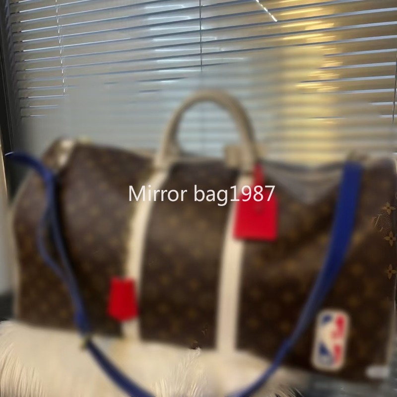 Luxury designer handbag high-quality women's and men's vintage large capacity handbag genuine leather classic fashion handbag casual shopping zipper multi-color bag