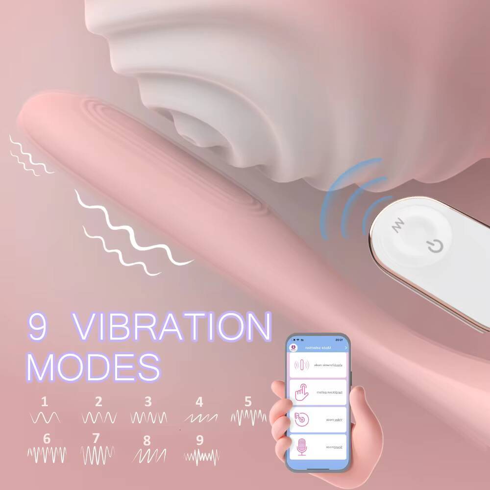 SHande App Remote Control Clitoral Couple Vibrator Panties Wearable USB Charge Women Vibrators Custom Private