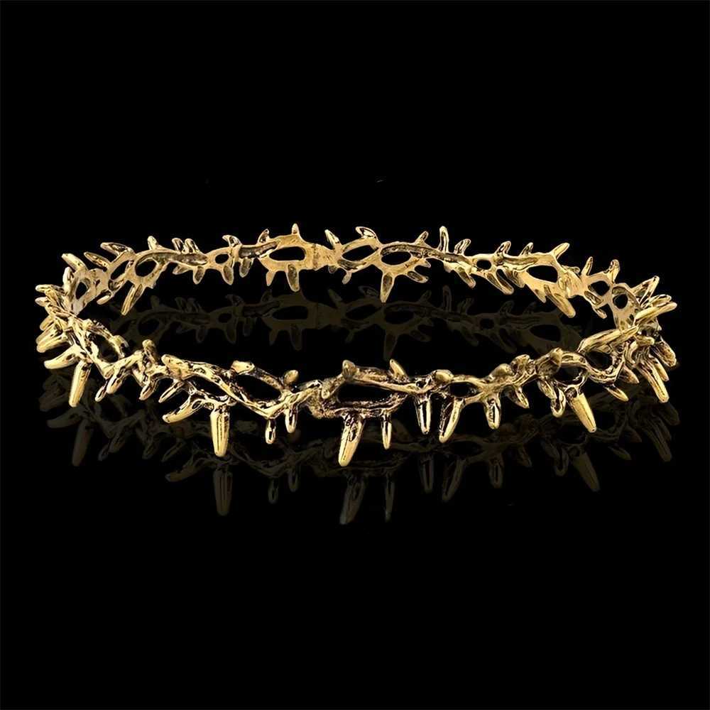 Vintage Baroque Thorn Tiara Crowns For Girl Women Diadem Headpiece Pageant Prom Royal Hair Ornaments Head Jewelry cessories L250928Q9ZP