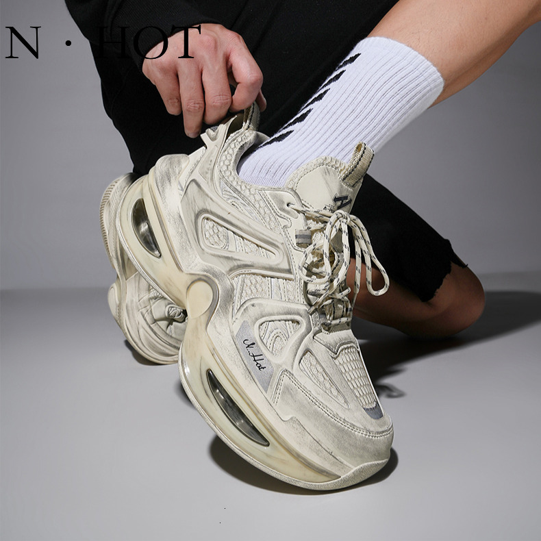NHOT Designer Luxury Men's Dirty Shoes Breathable Air Cushion Trendy Basketball Shoes Dad Shoes Fashion Outdoor Anti Slip Wear-resistant Sports R