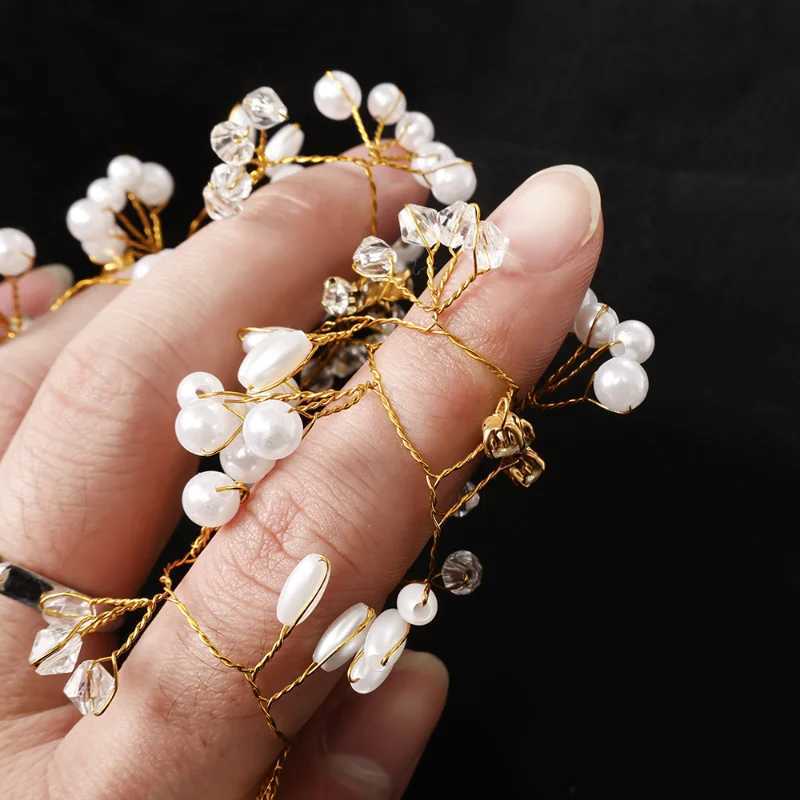 Bride Wedding Crystal Hair Vine Hair Comb Headband Hairpins Hairbands cessories Wedding Bridal Hair Jewelry cessories L250928U4HB