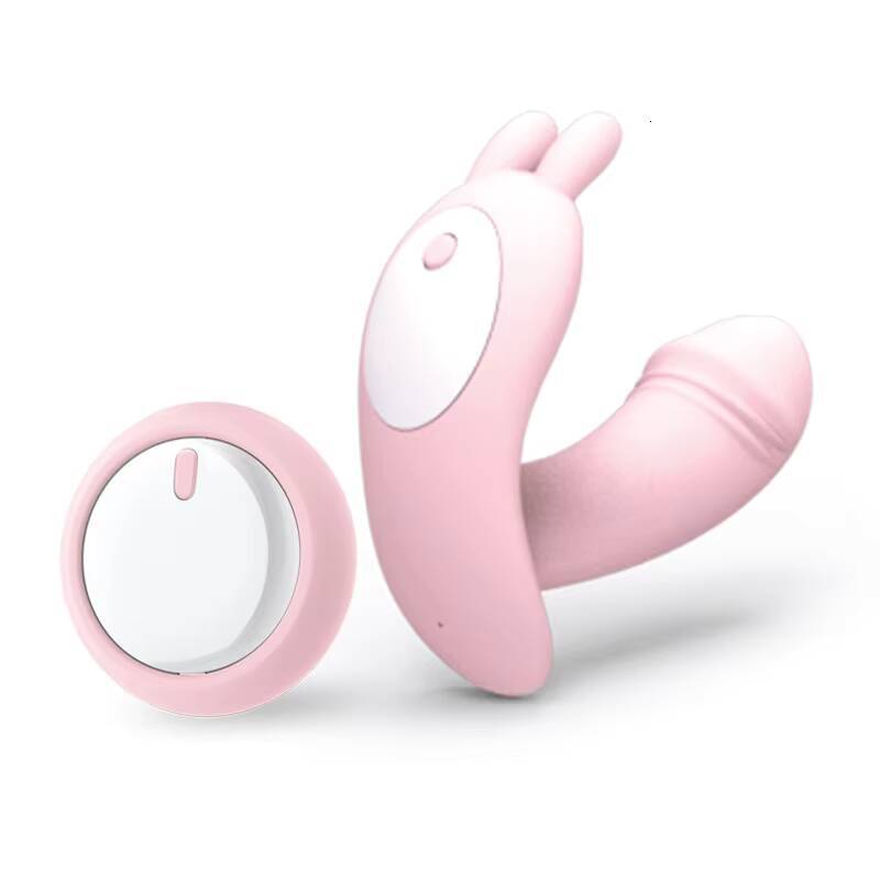 Female External Insertable Wearable Vibrator Orgasm Flirting Vibrating Stick Adult Sex Toys for SelfPleasure