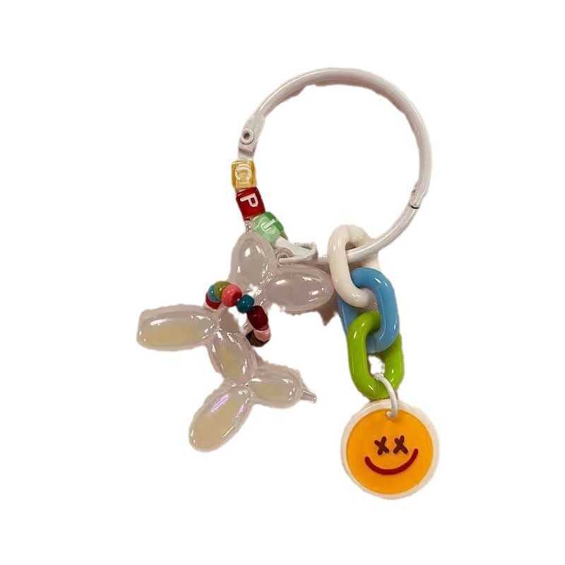 Balloon Car Antilost Keychain Bag Pendant Accessories Small Gift H250928