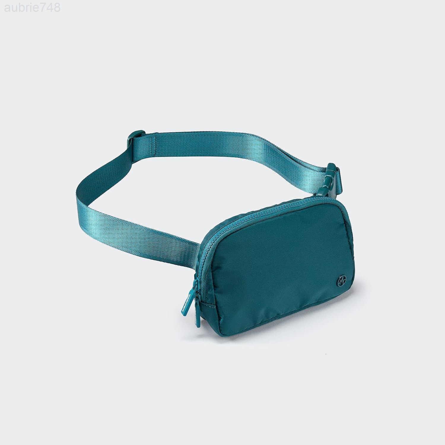 Pander Two Way Zipper Fanny Pack Nylon Everywhere Belt Bag for Women Water Repellent Waist Packs Crossbody Bags with Adjustable Strap Teal BlueZ250929