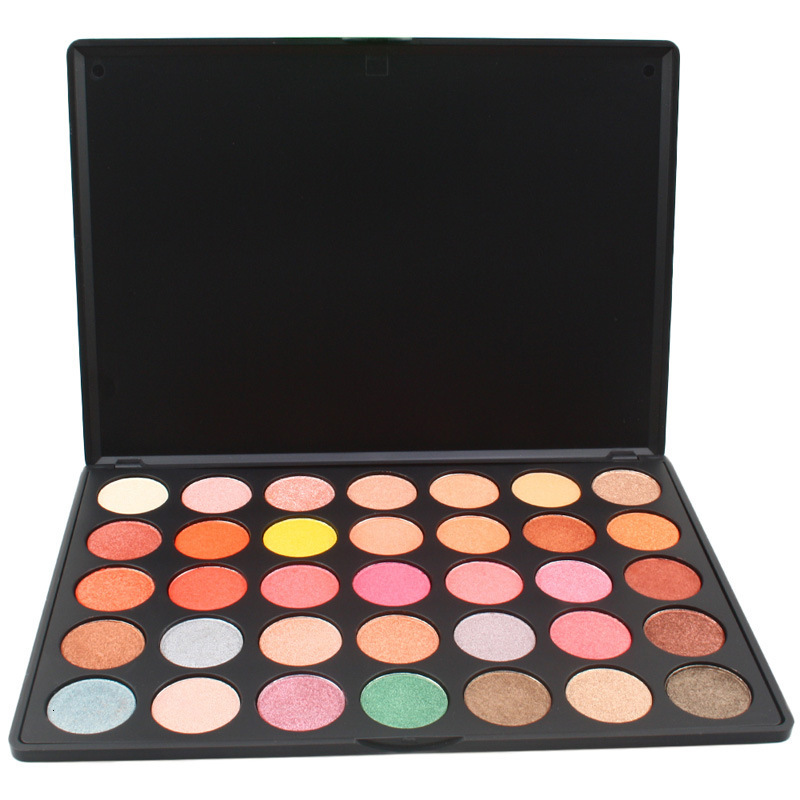 35Color Eyeshadow Palette Shimmer Matte Eyeshadow Palette Multicolor Makeup Palette Fine Powder Overseas Classic Style 231207