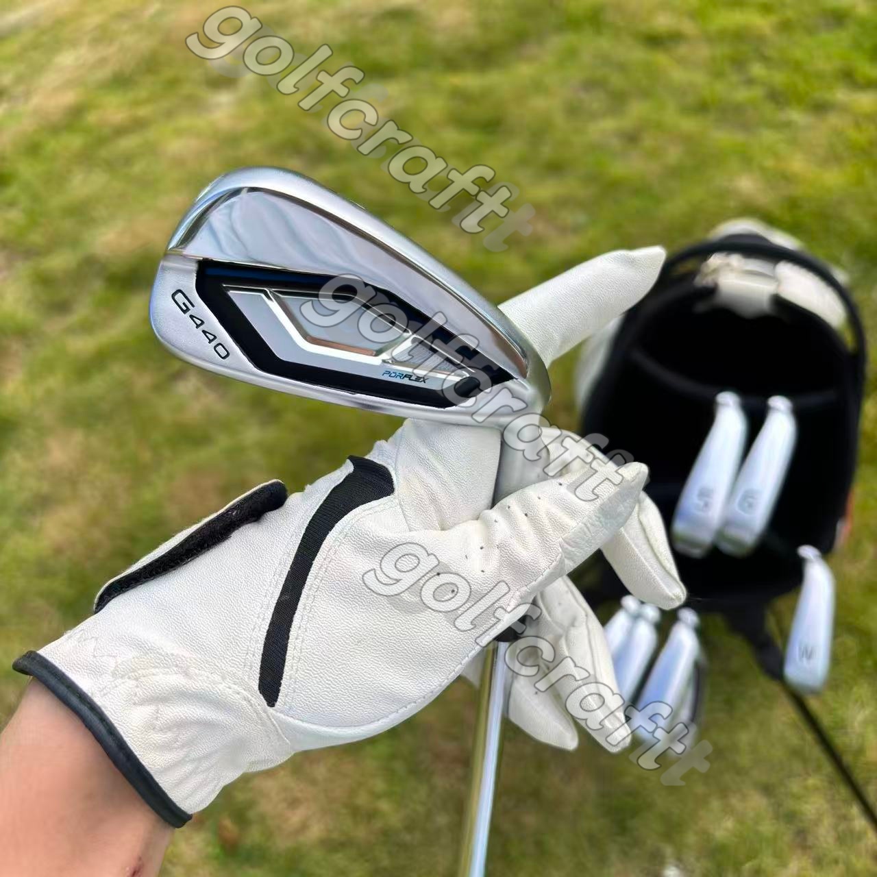 Golf Clubs G440 Irons Free Shipping 4-9W/U-R/S Flex Steel Shaft with Head Cover Latest version Brand New Iron MI