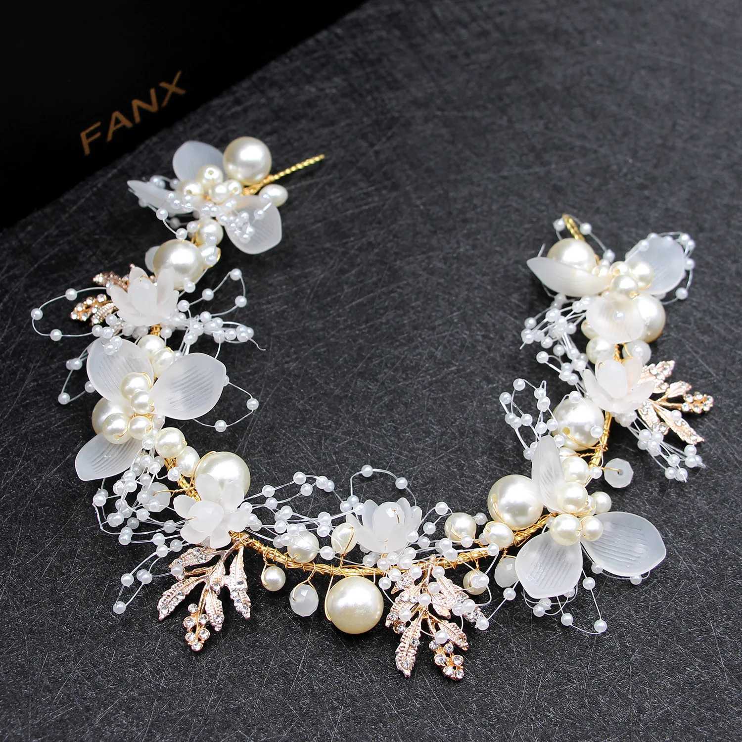 Chinese Hair Pins and Side Clips Flower Hairpins Retro headband for Women Girls Fairy rhinestones Hanfu Dress Hair cessories L250928W6AP