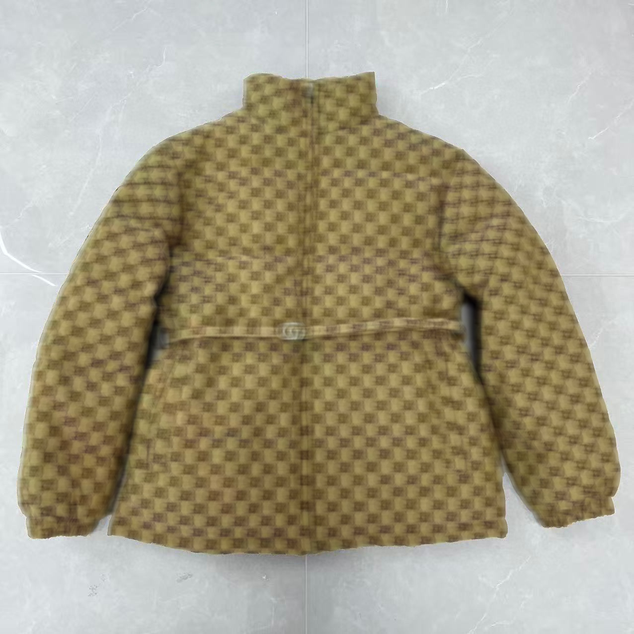 25ss Women's designers Double letter Jackets Down Parkas Hooded letter embroidery jacquard clothes Stand Collar mens Coats Outerwear Clothing Black blue Khaki