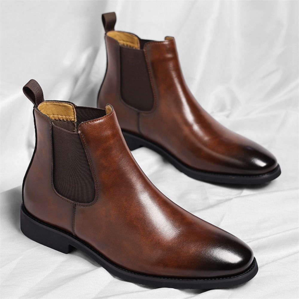 Large Sizes Available: Comfortable and Fashionable Men's Martin Chelsea Footwear