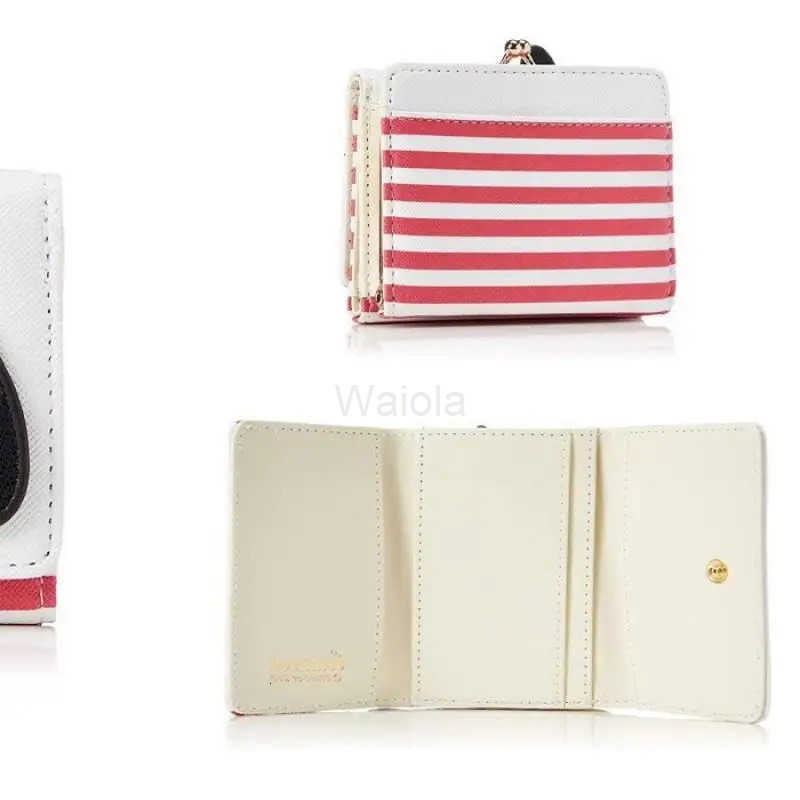 Sanrio Hello Kitty Wallet Casual Fashion Pu Leather Coin Purse Kuromi My Melody Cinnamoroll Bag Cute Folding Card Bags Gift L250929