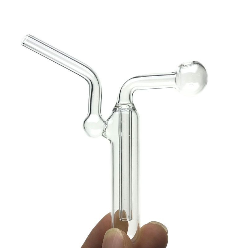 Goodsstore 4.5 Inch Mini Glass Oil Burner Bong Recycler Oil Burners Pipe Bongs Hand Water Pipes for smoking
