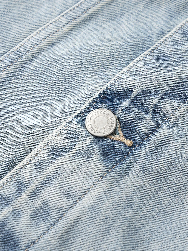 2025 Autumn Oversize 125oz Classical Denim Jackets Men Washed Vintage Casual Jacket 250917Z