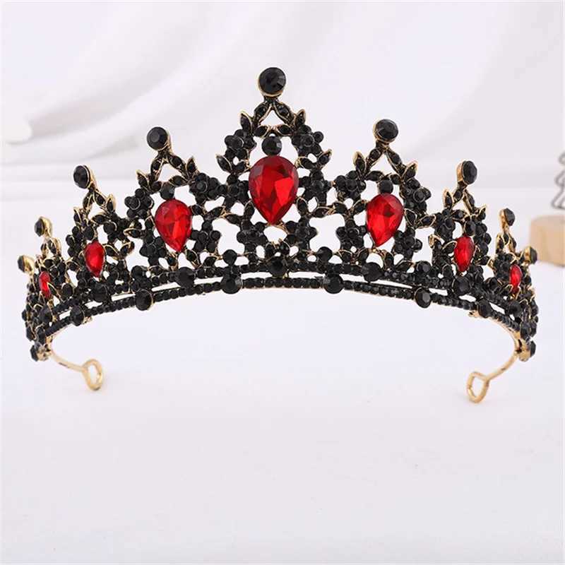 Quty Pink Colors Crystal Crown for Girls Small Tiaras Headdress Prom Wedding Dress Hair Jewelry Bridal cessories L250928WTQF