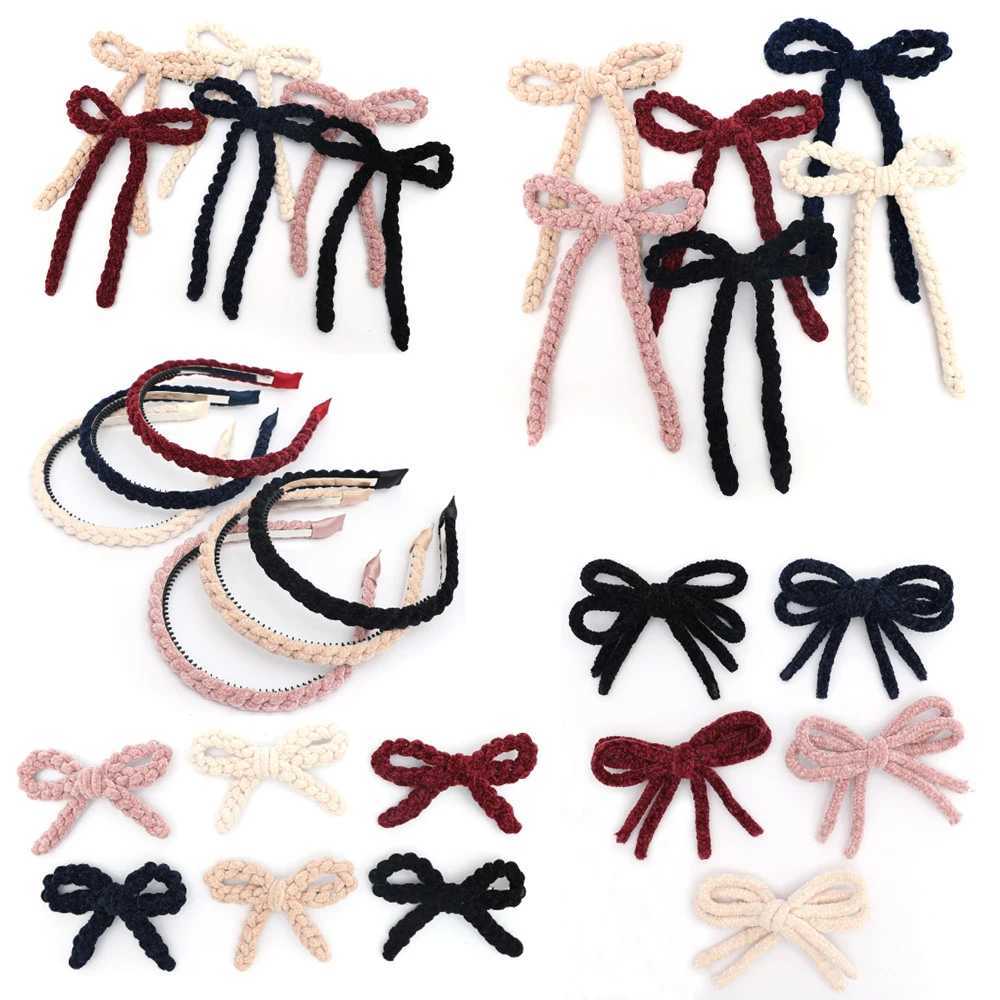 A6 Chenille tape Hair Bows Cute Hairpins Girls duckbilled Hair Clips Barrettes Clip Kids Headwear Fashion Hair cessores band L250928QR5T