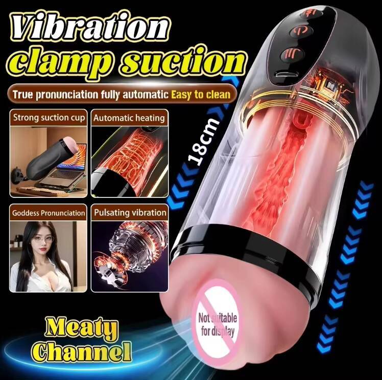 Wholesale Automatic Masturbator Cup with 10 Vibration Modes Quiet Heating Suction Features Sex Toys Men Sex Toy Box for Male