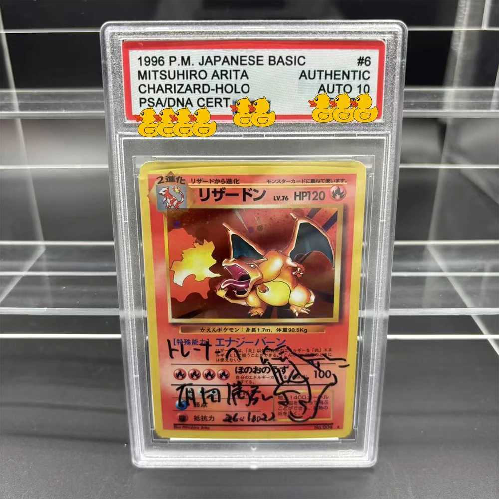 DIY Card Collection Card 1996 PM BASIC CHARIZARDHOLO 10Points Card Anime Game Gift L250928BYDI