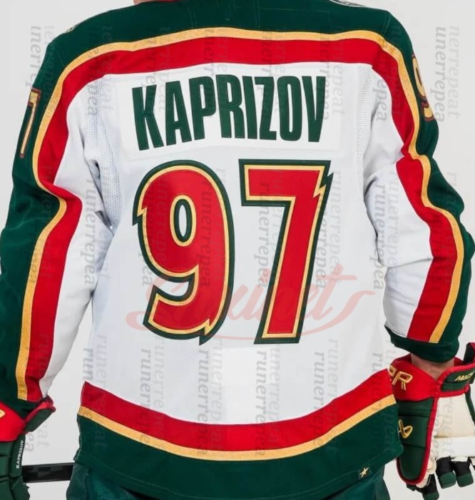 Personalized Custom Kirill Kaprizov 25th Anniversary Jersey Matthew Boldy Brock Faber Marc-Andre Fleury Marcus Foligno Zuccarello Eriksson Ek Version 