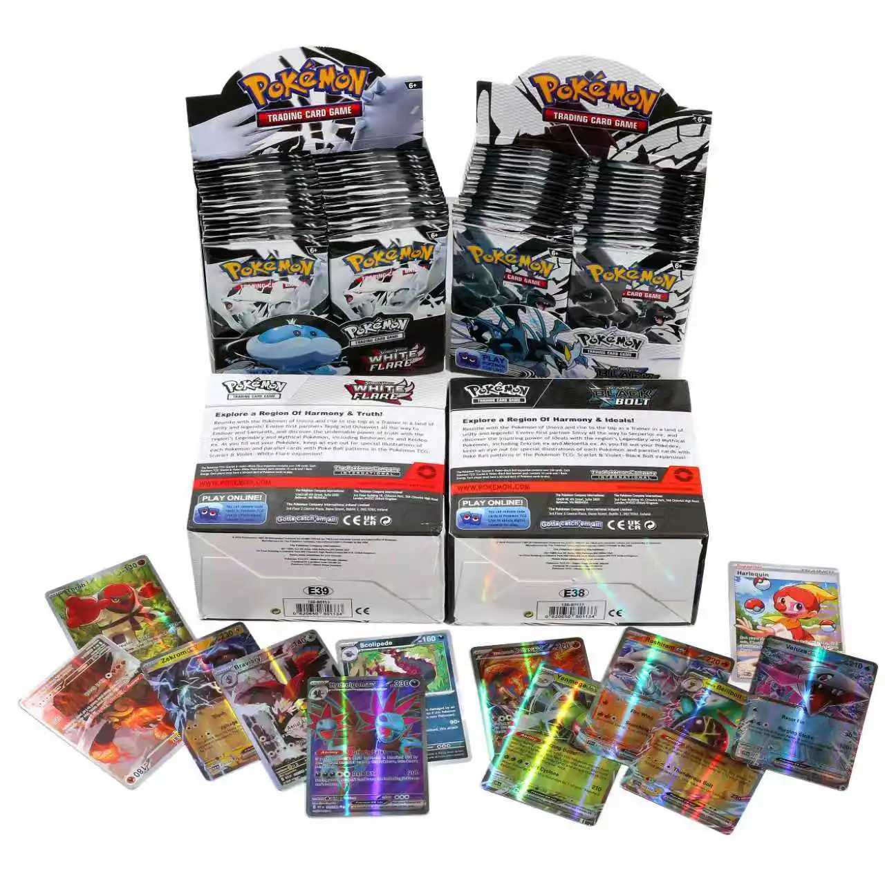 White Bolt Card White Flare Destined Rivals Prismatic Evolutions 151 English Booster Battle Transaction L250929SW9O