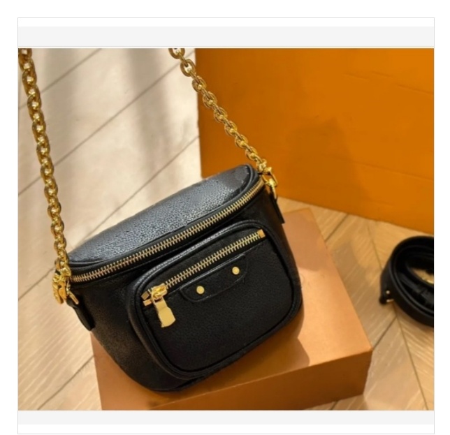High Quality Fashion Leather Waist Bag Ladies Fanny Pack Shoulder Belt Purse Bags Fashion Designer Crossbody Chest Bags