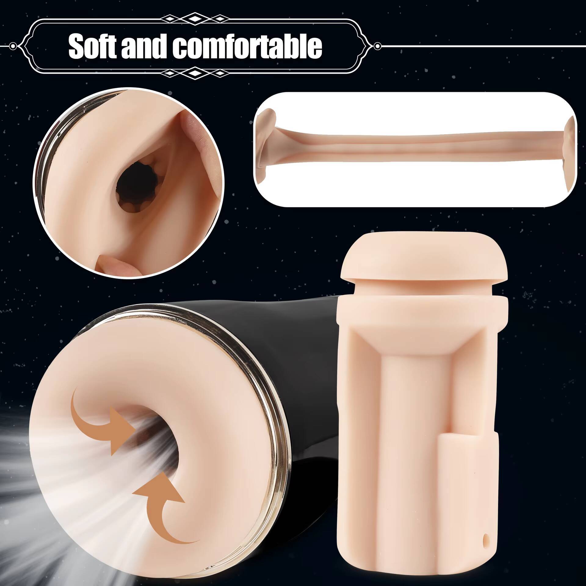 Fully Automatic Adult Sex Toy Electric Airplane Cup Sucking Vibration TPE Male Masturbation Penis Exercise Device Vagina