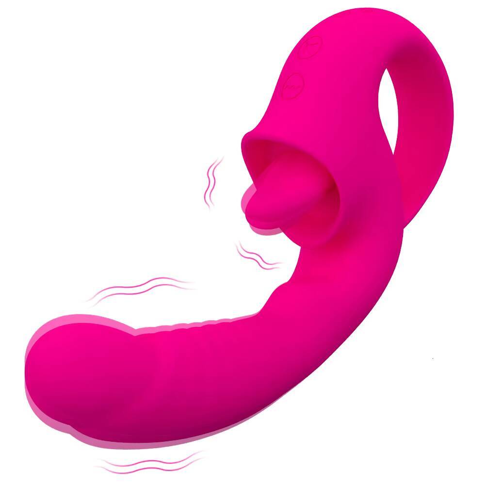 Delove Hotselling Adult Sex Toy Wearable Vibrator Female Vagina Tongue Licker Clitoris Sucker Pleasure Stimulation